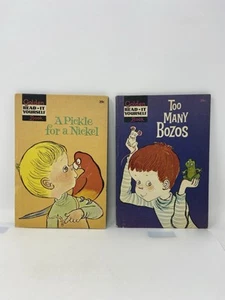 A Pickle for a Nickel (1961) Too Many Bozos (1960) Golden Read-It-Yourself Books - Picture 1 of 18