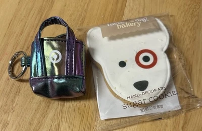 Mini llavero bolso Target reflectante metálico 2025 Black Friday nuevo sin etiquetas Foto 1 de 4