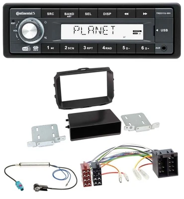 Continental MP3 AUX USB DAB 1DIN Autoradio für Alfa Romeo Giulietta 2013-2021 IS - Bild 1 von 4