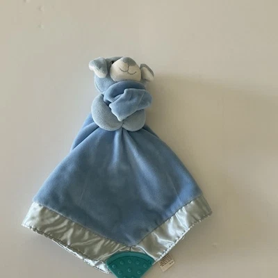 Preciosa manta de seguridad para la dentición de cachorro azul Gund Baby Foto 1 de 4