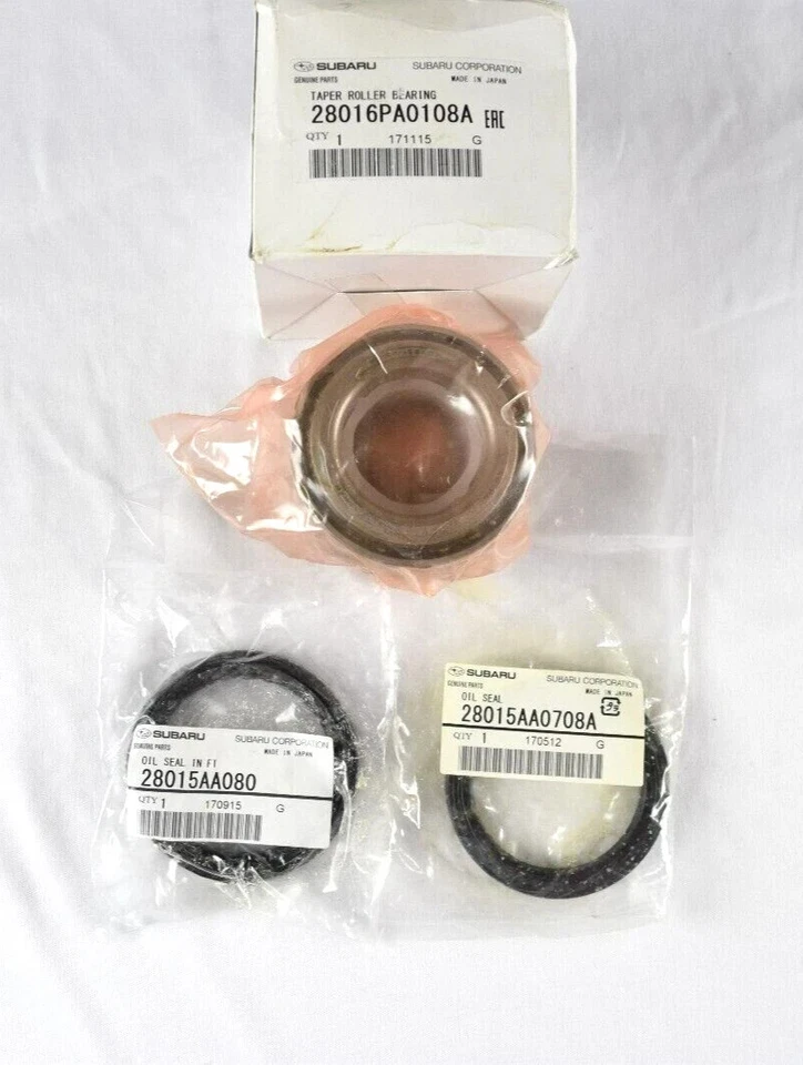 SUBARU GENUINE IMPREZA STI 1992-1997 SVX Rear Axle Bearing Seals 28016PA0108A — 第 1/1 张图片