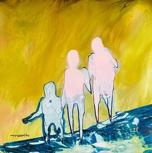 Tonito Original Painting.Incredible Organic art.BUSCANDO Asilo.Watch the Making! - Picture 1 of 3