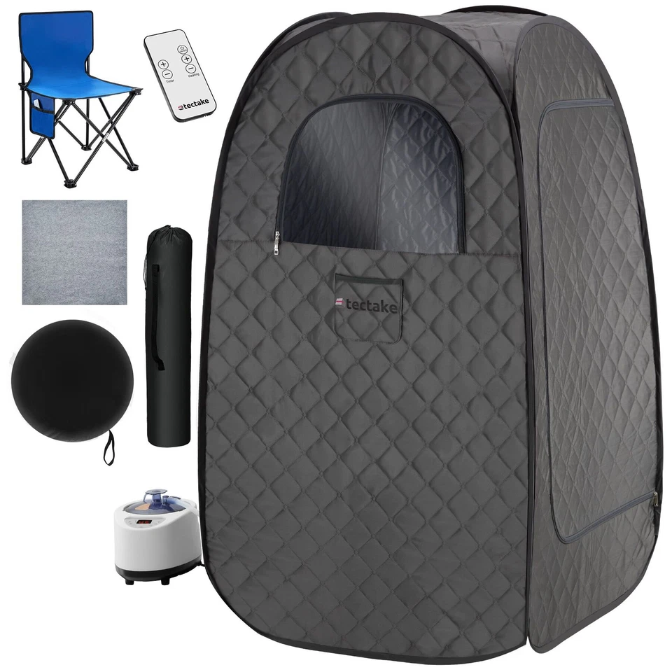 Tragbare Dampfsauna faltbar Mobile Dampfkabine Saunazelt 15 Temperaturstufen - Bild 1 von 4