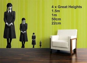 Wednesday Addams (Jenna Ortega) Wall Art Sticker (Four great size choices) - Picture 1 of 2