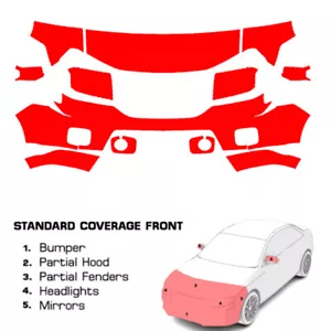 PreCut Paint Protection Film Clear Bra PPF For Honda Pilot 2009-2011 Kit - Picture 1 of 7