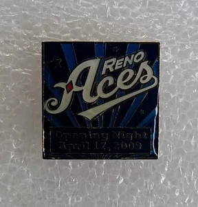 Minor League Baseball MiLB Reno Aces 1" Opening Night Pin 1st Game 4/17/2009 - Imagen 1 de 3