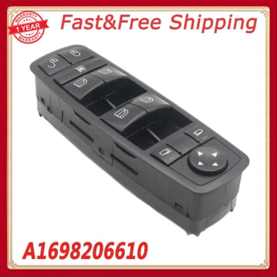 Car A1698206610 Power Window Switch For Mercedes-Benz W169 W245 A B Class 05-12 - Image 1 of 4