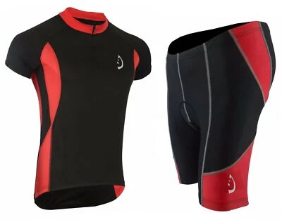 Nueva camiseta/pantalones cortos acolchados para ciclismo de verano para hombre Foto 1 de 2