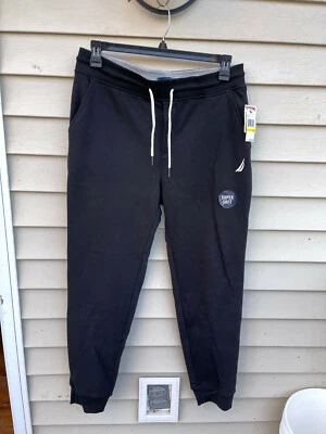 Calça de moletom Nautica masculina classe lã preta verdadeira super macia TAMANHO M US$ 59,50 - Imagem 1 de 4
