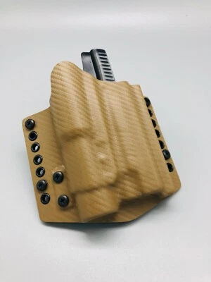 Canik Mete MC9 PRIME con luz Streamlight TLR7 - Funda Coyote Carbon Kydex OWB Foto 1 de 4