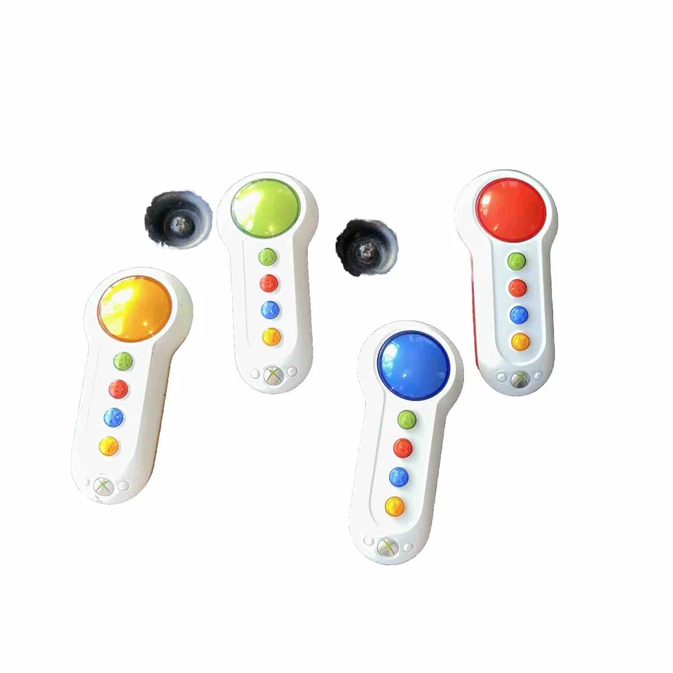 (4) Big Button Pad Xbox 360 Scene It controladores de zumbador inalámbricos solamente Foto 1 de 1