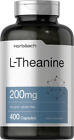 L Theanine 200mg | 400 Capsules | Value Size | Non-GMO | by Horbaach