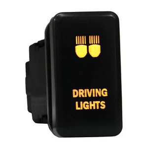 LUCES DE CONDUCCIÓN 820O Interruptor pulsador 12V para Toyota Tacoma Highlander LED ÁMBAR - Imagen 1 de 1