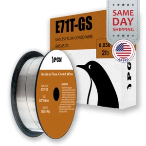 E71T-GS .030" - 2-Lb - Flux Core Welding Wire - Gasless Mild Steel MIG - Picture 1 of 10