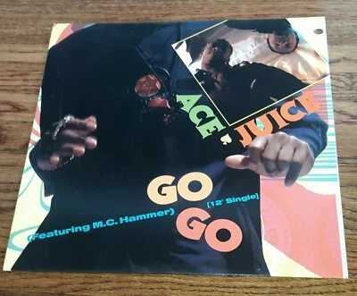 Ace Juice w MC HAMMER Go Go 12" VG+ V-15469 Capitol 1989 USA Vinyl Record Foto 1 de 2