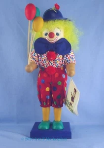 Vintage German Nutcracker Ulbricht Clown 16"  NIB Old Stock - Picture 1 of 9