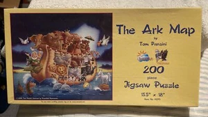 SUNSOUT JIGSAW PUZZLE "The Ark Map" 200 PIECE 15.5” X 18” Tom Pansini Item81579 - Picture 1 of 4