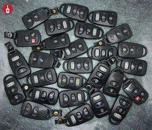 Assorted OEM Lot x27 Kia/Hyundai Remote Entry Fobs Used Bulk WITH & W/O STICKERS - Picture 1 of 2