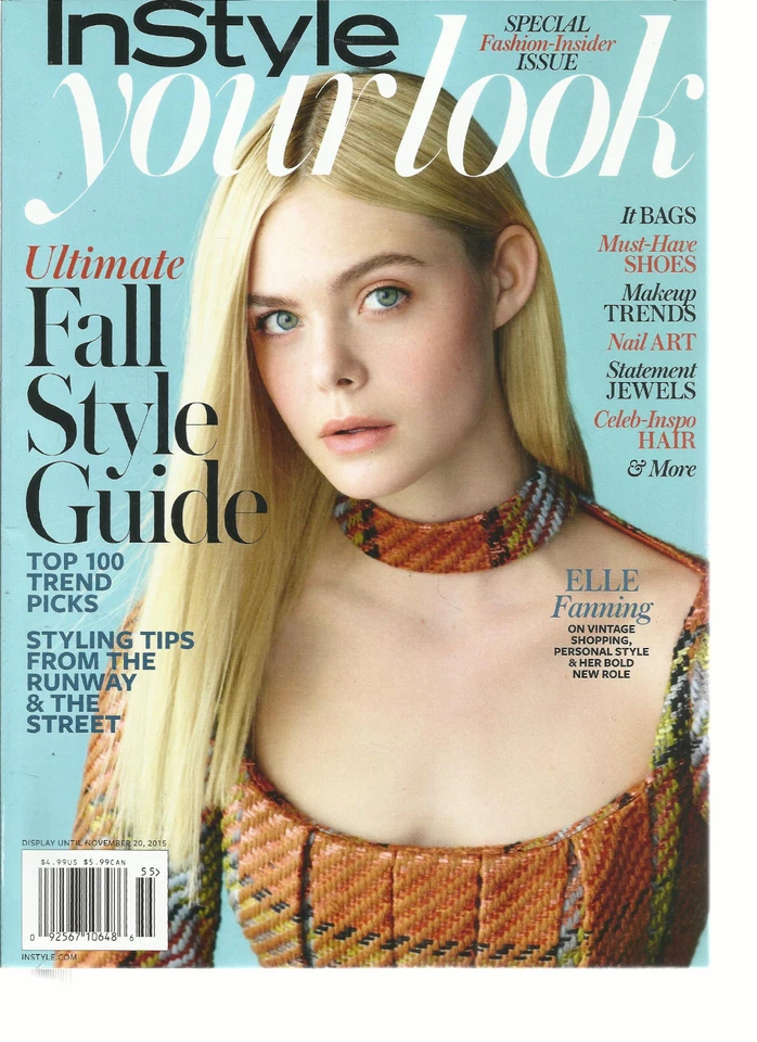INSTYLE, SPECIAL FASHION-INSIDER ISSUE  FALL, 2015 ( ULTIMATE FALL STYLE GUIDE ) - Image 1 of 1