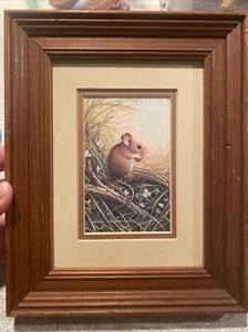 Ralph Waterhouse Artist Mouse Matted Print Framed - Photo 1/6