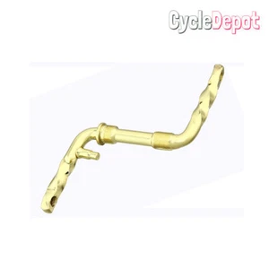 Twisted One Piece Crank 4" (102mm) Gold Custom Lowrider Cruiser Bikes - Picture 1 of 1