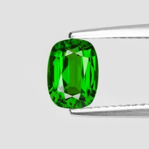1.47Cts Shimmering Green Natural Chrome Diopside Cushion Cut Collection Gem - Bild 1 von 2