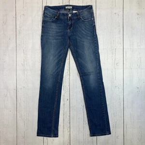 ⚡️Paris Blues Jeans Women's Size 9 Blue Denim 29x30 Low Rise Tapered Stretch - Picture 1 of 12