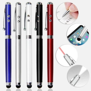 4 in 1 Laser Pointer LED Flashlight Touch Screen Stylus Ballpoint Office Pen * - Picture 1 of 18