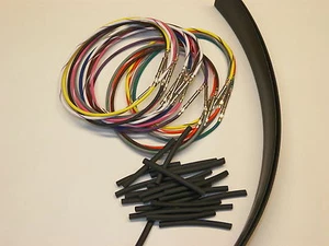 96-06 Harley Street Glide 10" wiring extension FLHT + switch wires with radio - Imagen 1 de 3