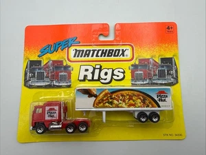 Matchbox Super Rigs Red Pizza Hut Truck And Trailer 34330 New - Picture 1 of 4