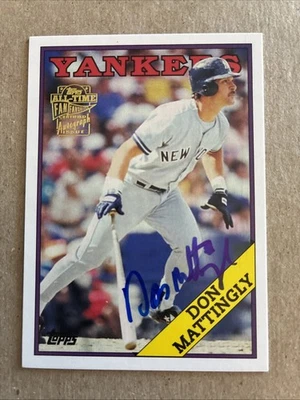 2005 Topps All-Time Fan Favorites - Autographs Don Mattingly #FFA-DM (AU) - Image 1 of 2