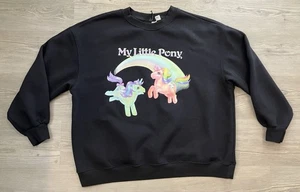 My Little Pony Graphic Print Crewneck Sweatshirt Women’s Size XL - Picture 1 of 7