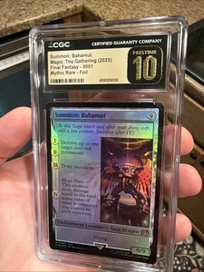 MTG Summon: Bahamut (0001) Foil Final Fantasy Mythic CGC Pristine 10 Pop 2 🔥 - Picture 1 of 8