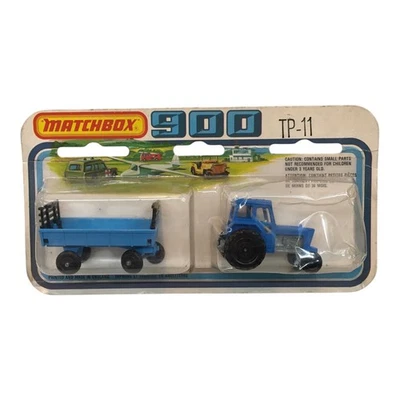 Matchbox 900 TP-11-B Ford Tractor & Hay Trailer Two Packs Lesney Superfast 1979 - Image 1 of 4