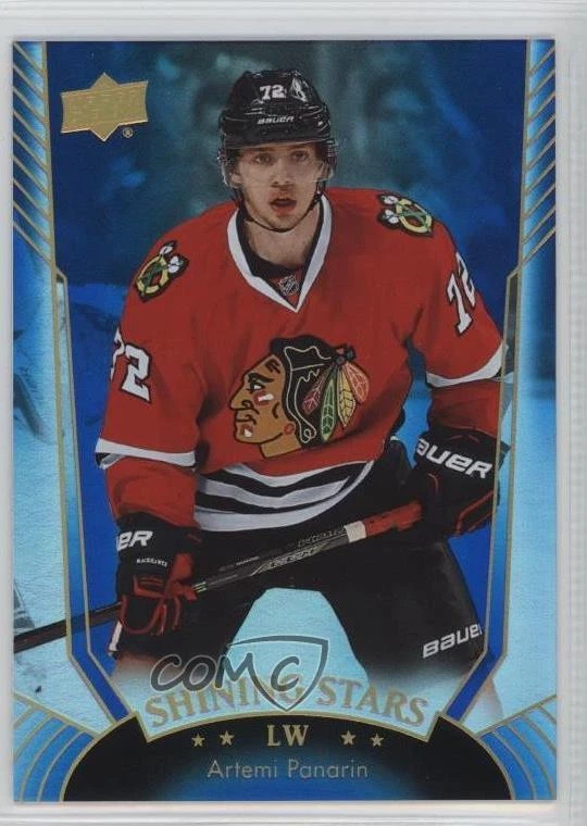 2016-17 Upper Deck Shining Stars Left Wingers Royal Blue Artemi Panarin #SS-32 - Image 1 of 2