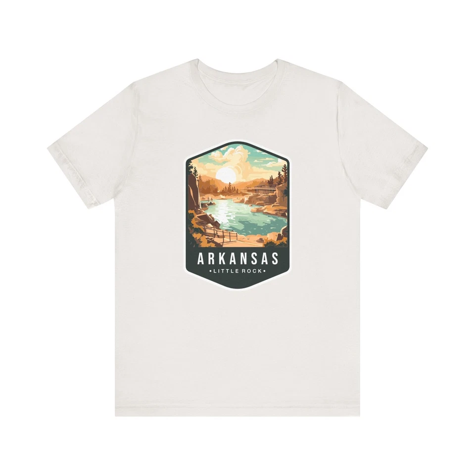 Camiseta de viaje Arkansas Capital City, camisa State Pride, viaje a Estados Unidos, Little Rock Foto 1 de 1