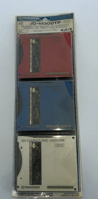 Pioneer Six 6 Compact Disc CD Magazine Changer JD-M300TP XJ1/E Home Auto 3 Pack - Image 1 of 4