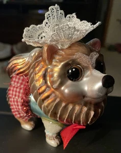 Robert Stanley Weihnachten Glas Hund Ornament 4" hoch - Bild 1 von 9