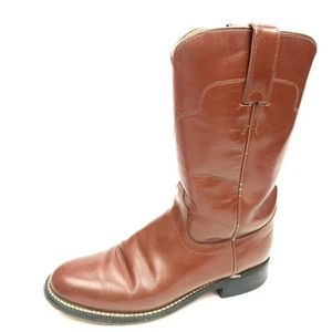 TONY LAMA Womens Size 5 B 7500L Brown Leather Roper Cowboy Western Boots - Picture 1 of 9