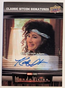 2022 Upper Deck WandaVision Classic Sitcom Signatures Auto Kathryn Hahn CS80-KH - Picture 1 of 2