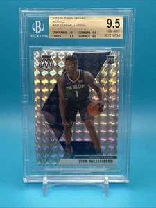 Zion Williamson 2019-20 Panini Mosaic Mosaic Prizm #209 BGS 9.5 RC - Picture 1 of 2