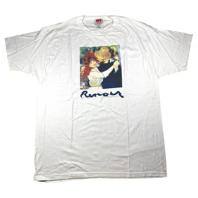Camiseta De Colección Años 90 Pierre-Auguste Renoir - Dance At Bougival Art Talla XL Foto 1 de 4
