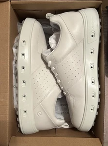 ECCO MENS GOLF STREET 720 Golf Shoes Color White Size 12-12.5 - Picture 1 of 6