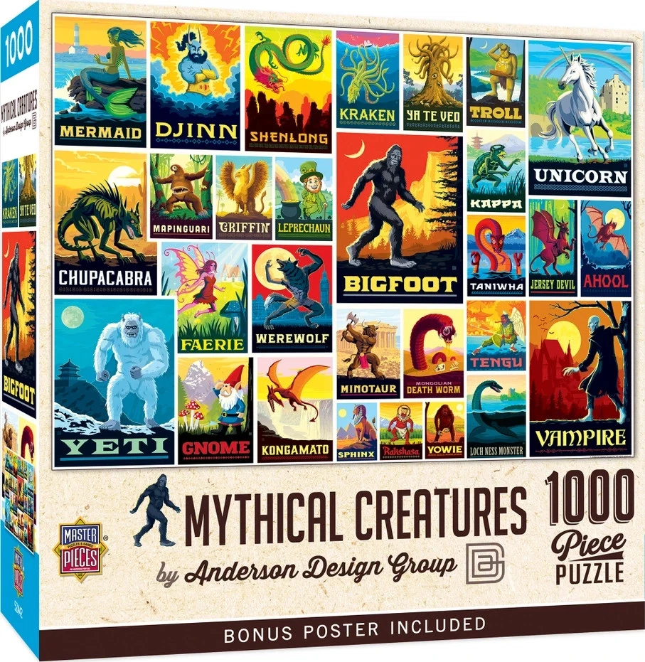 Mythical Creatures by Anderson Design 1000 Piece Jigsaw Puzzle MasterPieces