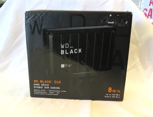 WD Black D10 8TB External Hard Drive – 7200RPM USB 3.2 Game Storage HDD - Afbeelding 1 van 7