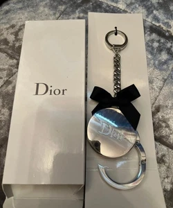 Dior Silver Coloured Handbag Holder New with Box Never Used - Picture 1 of 6