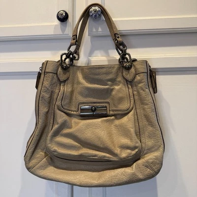 Bolso de Mano Coach Kristin Pinnacle Grande Excelente Estado Blanco Foto 1 de 4