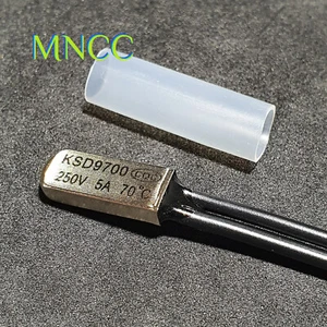 KSD-9700M 250V 5A N/C 70℃ Thermostat Bi Metal Thermal Temp Controller Switch - Picture 1 of 5