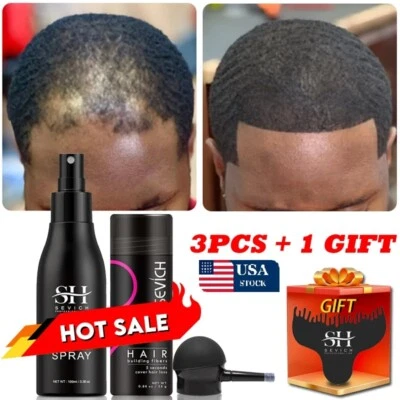 Corrector de pérdida de cabello Sevich Hair Building fibra espesante spray polvo fibras de EE. UU. Foto 1 de 4