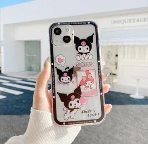 Kuromi Carton Phone Case For iPhone 14 13 12 11 Pro Max XS X 7 8 Plus Soft Cover - Zdjęcie 1 z 11